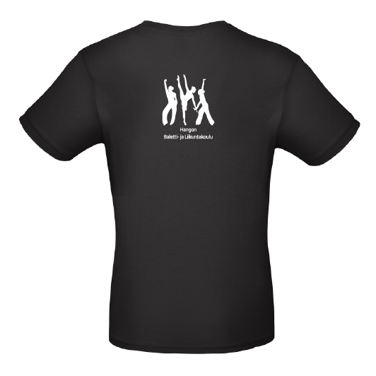 Puuvilla T-paita Unisex HangBLK /musta