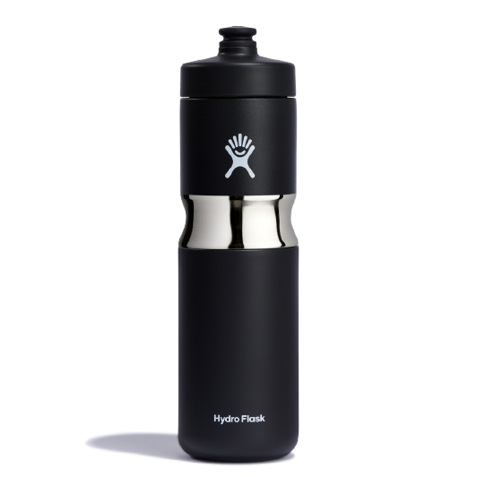 20 oz Wide Mouth Insulated Sport Bottle, Black