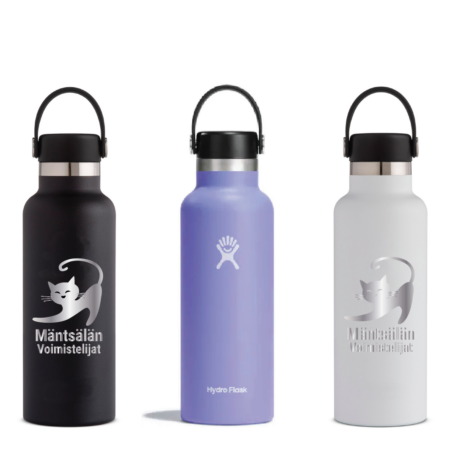 Hydro Flask termosjuomapullo standard mouth flex cap (21oz) MäV logolla /eri värejä