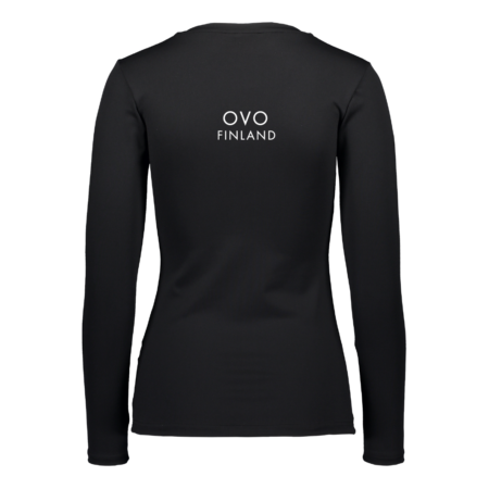 SLEEK V pitkähihainen OVO /musta