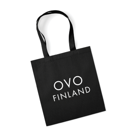 Premium kangaskassi OVO /musta