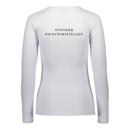 SLEEK O pitkähihainen Pyhtään NV /valkoinen